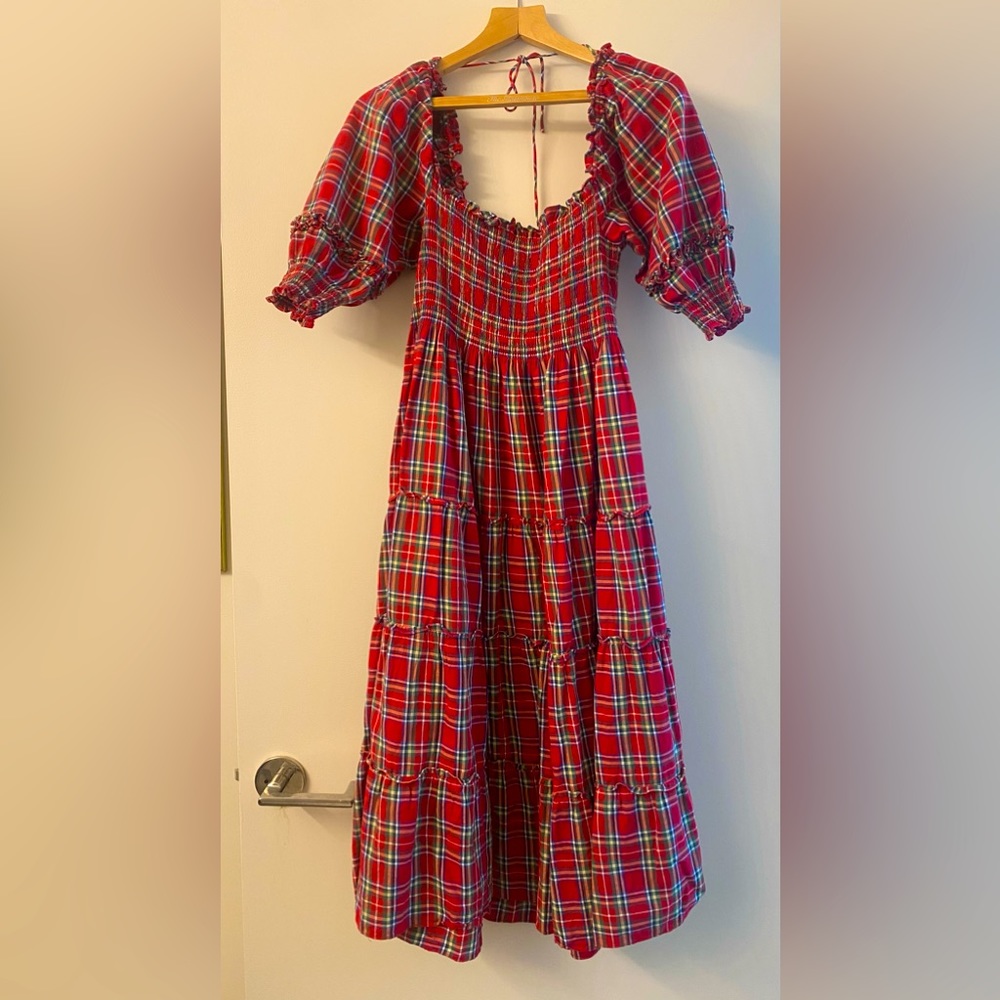 Hill House Home Tartan Cotton Dress